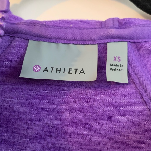 ATHLETA Purple Space Dye Strength Hoodie 2 - Picture 8 of 10